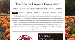 Desktop Screenshot of elbertacoop.com