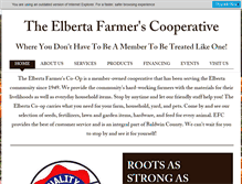 Tablet Screenshot of elbertacoop.com